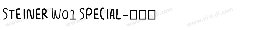 Steiner W01 Special字体转换